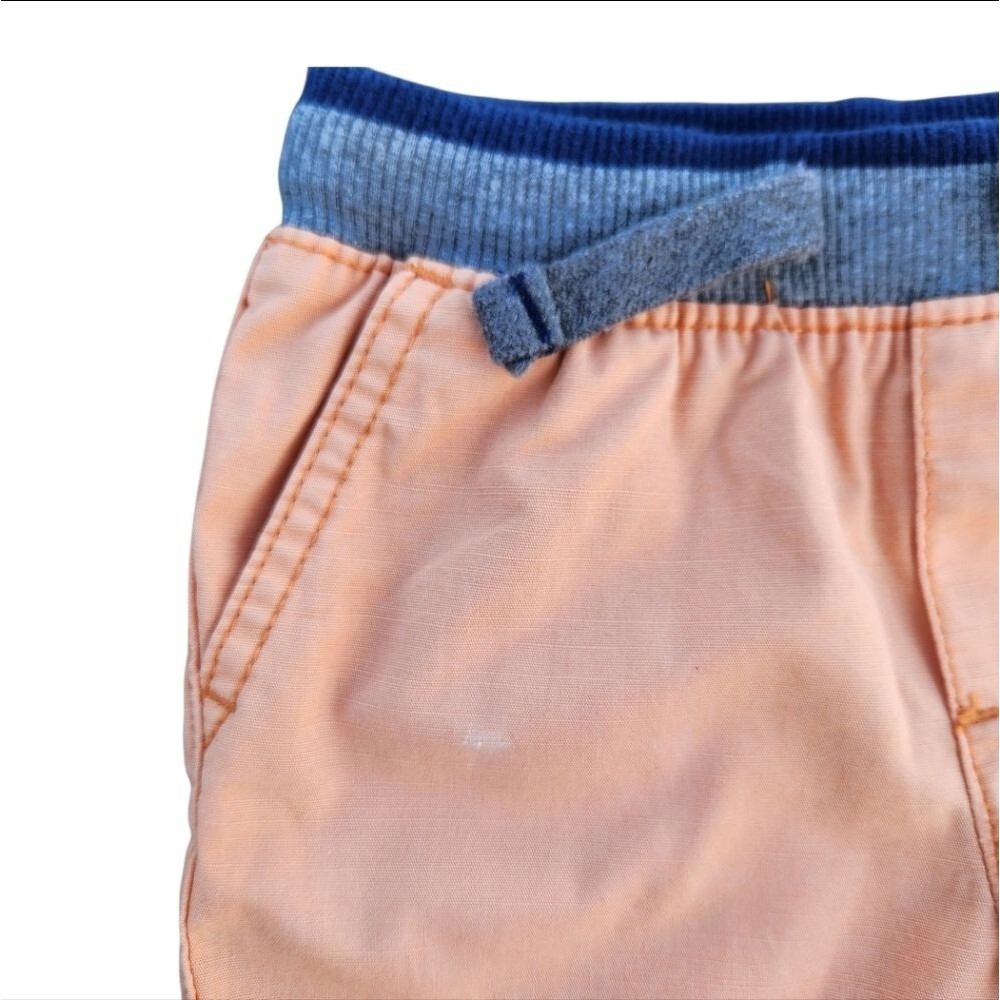 Carter's Baby Boys Light Orange Pull-on Shorts Adjustable Size 12 Months - Picture 5 of 7
